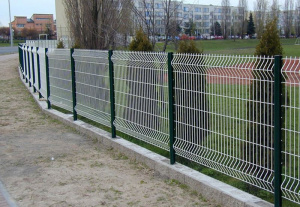 Металлический 3д забор для дачи
